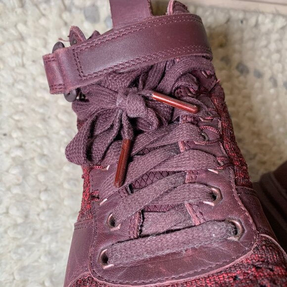 Nike Lunar Force 1 Flyknit Workboot Deep Burgundy, 8 EUC - Picture 11 of 13